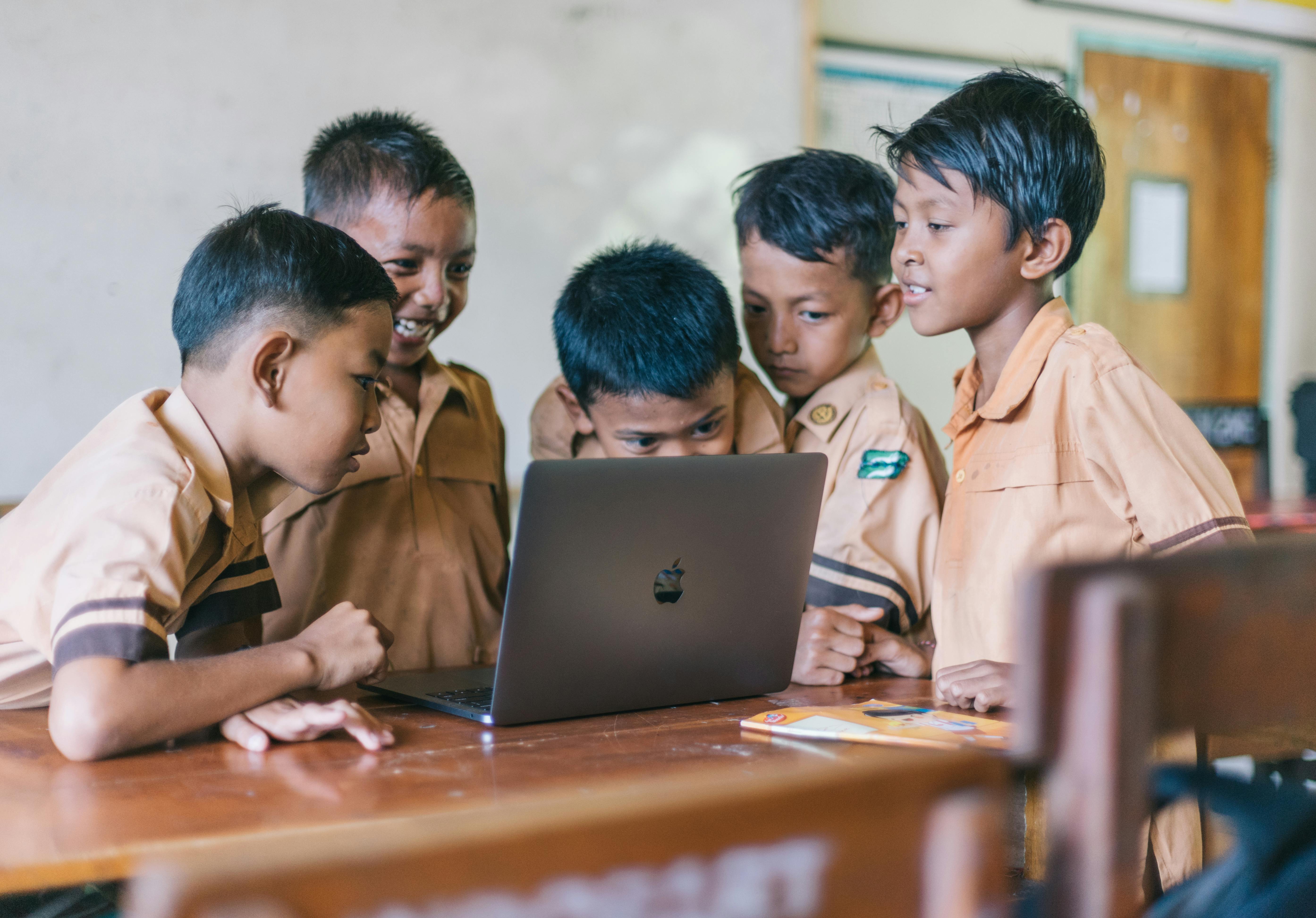 Students at Asmita Science Academy in Virar